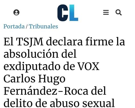 juan gonzalo ospina vox|El TSJM declara firme la absolución del exdiputado de VOX